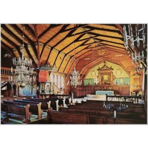 Szwecja Kopparberg wnętrze av Ljusnarsbergs Kyrka