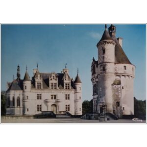 Francja Chenonceaux Zamek fasada północna