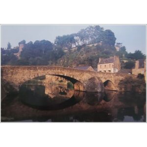 Francja Dinan gotycki most