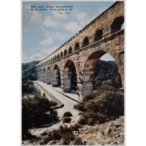 Francja Le Pont du Gard akweduct rzymski