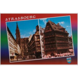 Francja Strsbourg Katedra ul Merciere