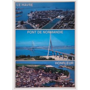 Francja Le Havre Most Normandzki