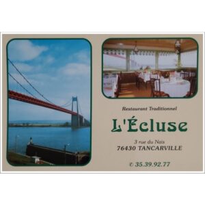 Francja Tancarville reastaurant