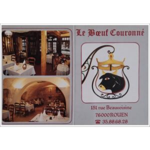 Francja Rouen restaurant
