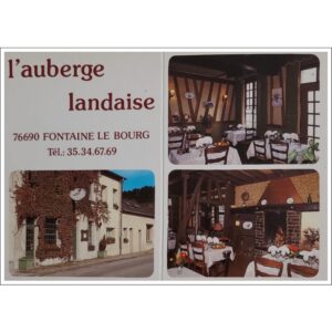 Francja Fontaine le Bourg restaurant