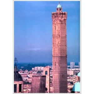 Bologna wieża Asinelli i panorama