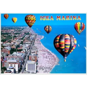 Igea Marina panorama z balonu