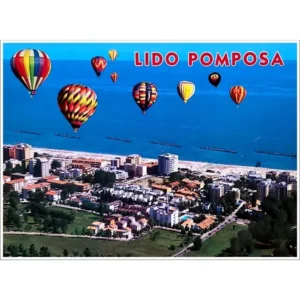 Lido Pomposa panorama z balonu