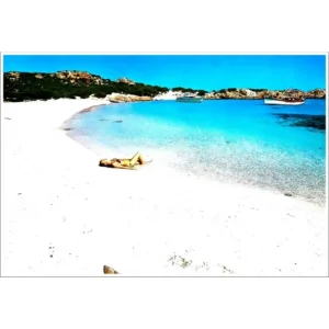 Archipelag Maddalena różowa plaża