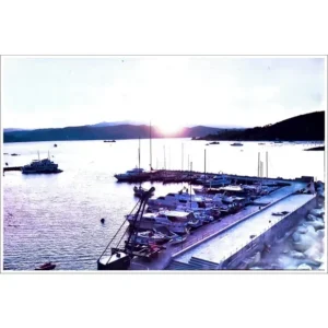 Portovenere świt w porcie