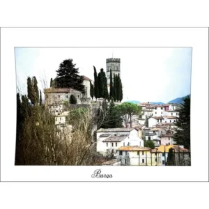 Włochy  Barga (Lucca) panorama ZP000210