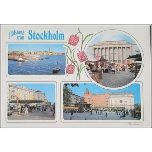 Stockholm widok ze Stadshuskajen sala koncertowa