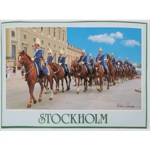 Stockholm Straż Pałacu Królewskiego