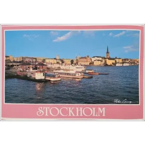 Stockholm Mabrzeże Ratuszowe i Riddarholmen