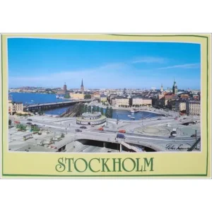 Stockholm widok z windy Katarina