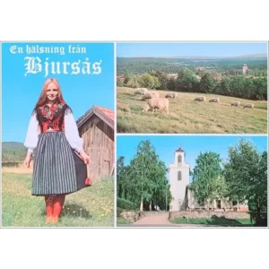 Bjursas dziewczyna w stroju ludowym