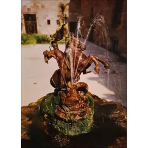 Barcelona statua św Jerzego