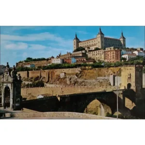 Toledo Most Alcantara i Alcazar
