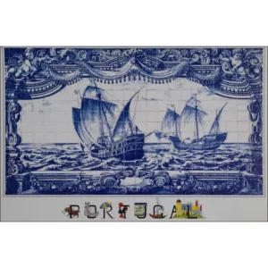 Portugalski statek ceramika
