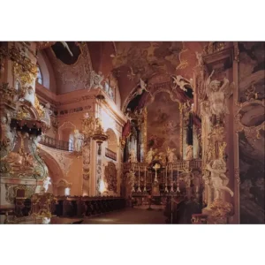 Einsiedeln klasztor wnętrze