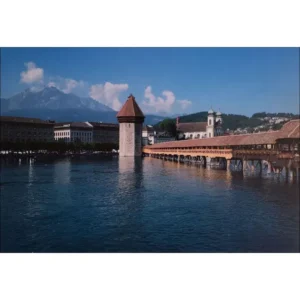 Luzern most kaplicowy z wieżą ciśnień
