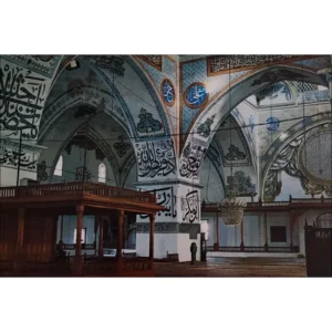 Edirne wnętrze starego meczetu