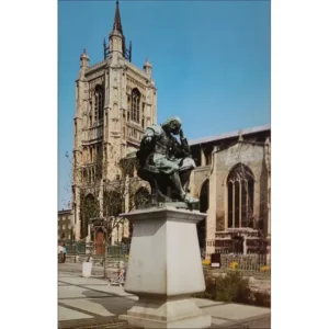 Norwich kościół św Piotra statua Thomasa Browna