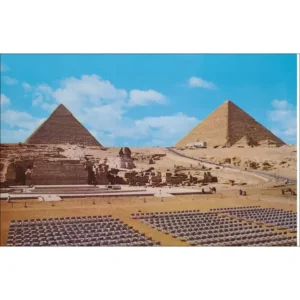 Giza piramida Cheopsa Sfinks