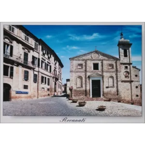 Recanati Plac Leopardi i Santa Maria