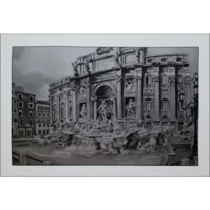 Rzym fontanna di Trevi