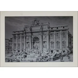 Rzym fontanna di Trevi