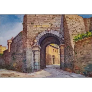 Volterra Etruska brama łukowa