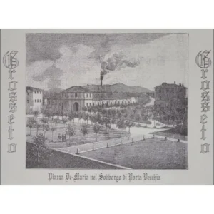 Grosseto Plac Marii rycina