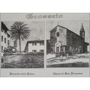 Grosseto kościół św Franciszka rycina