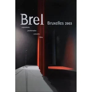 Bardzo ciekawa pusta scena Brel Bruksela 2003