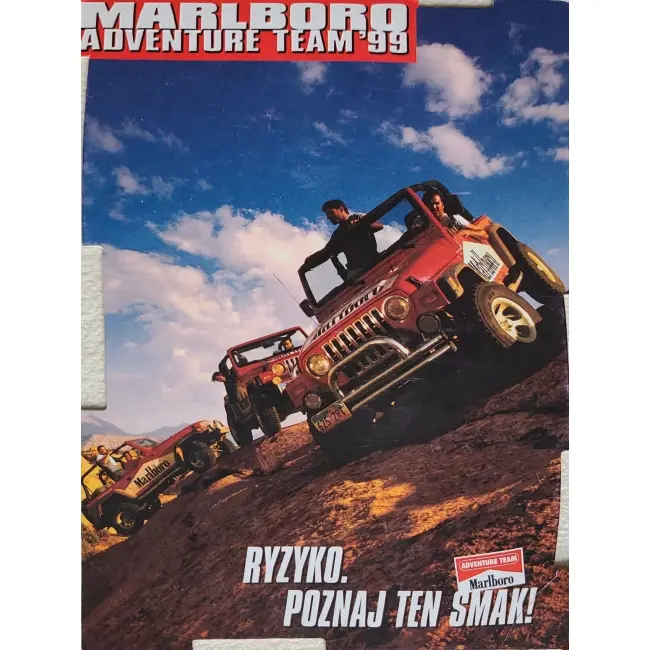 Poznaj smak ryzyka reklama marlboro