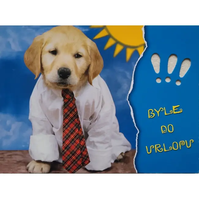 Pies, psy, pocztówka z motywem psa