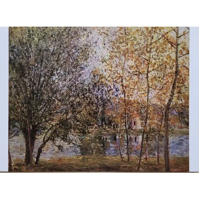 Alfred Sisley – Kanał Loing wiosną