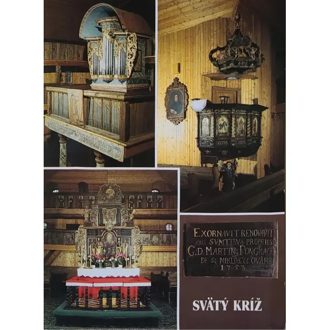 Svaty Kriż lyterański drewniany kościół