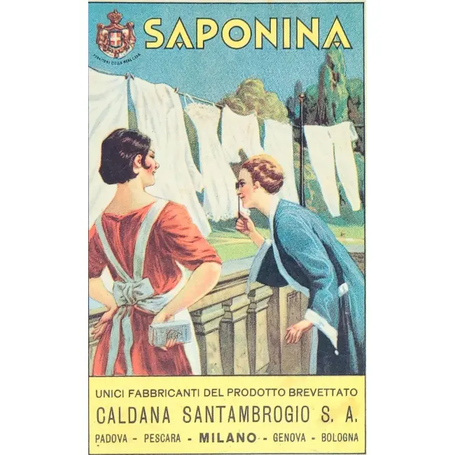 Reklama „Saponina” firmy Santabrigio