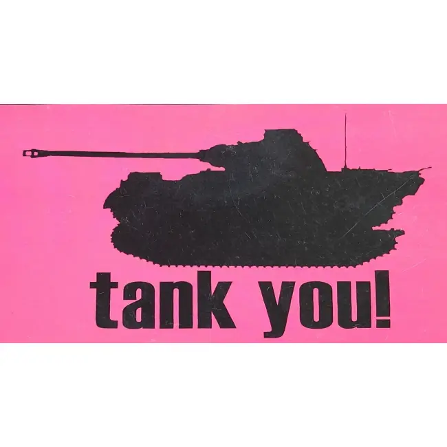 Sztuka współczesna Albert Tyrała – Tank you