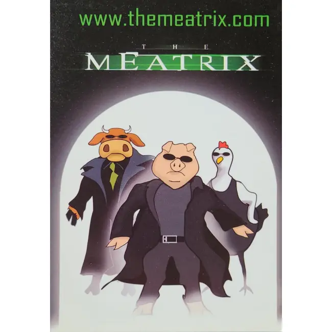 Pocztówka reklamowa Matrix