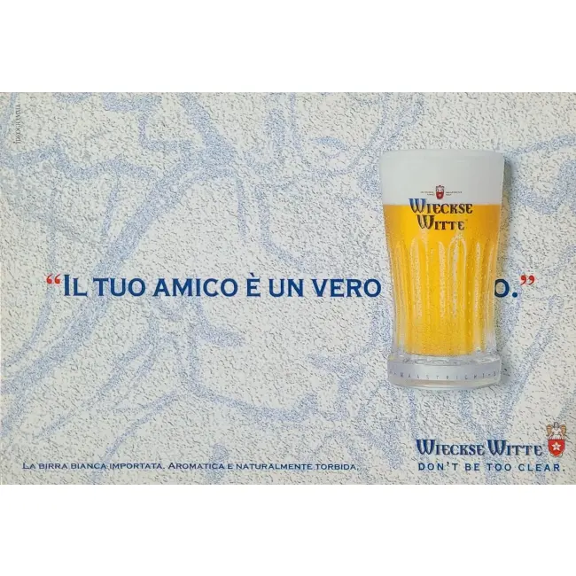 Pocztówka reklamowa – reklama piwa Wieckse