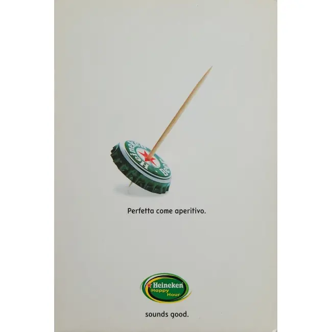 Pocztówka reklamowa – reklama Heineken