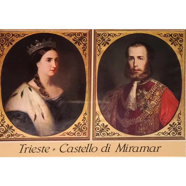 Trieste Zamek Miramar – Ferdynand Maksymilian Habsburg i Carlotta