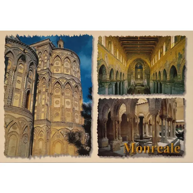 Montreale wnętrze katedry