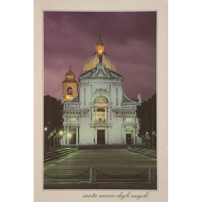 Assisi Bazylika św Marii Anielskiej - widokówka duży format
