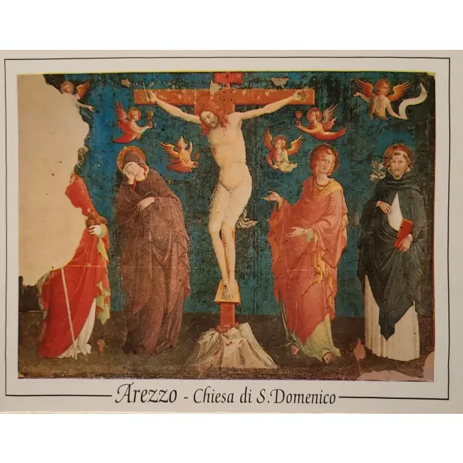 Arezzo Kościół św Dominika - widokówka duży format
