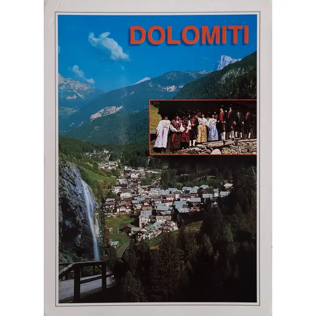 Dolomity - widokówka duży format