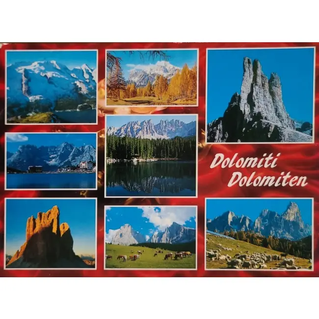 Dolomity - widokówka duży format